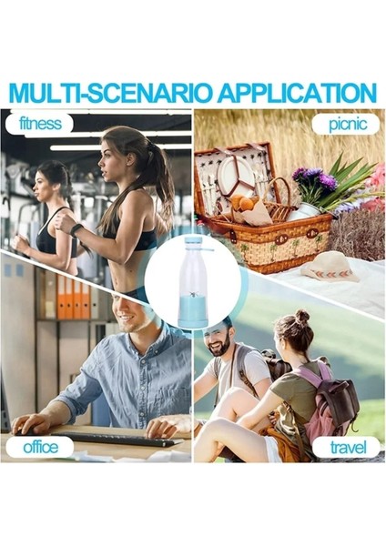 Mini Taşınabilir Şarjlı Meyve Sebze Blender Mavi Hafif ve Pratik Kullanım fırsatları