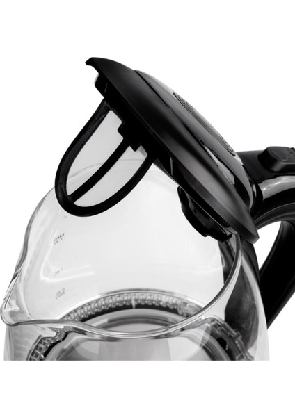 2000W 1.7l Cam Kettle Siyah, Şık ve Kullanışlı Ev Gereçleri fiyatları