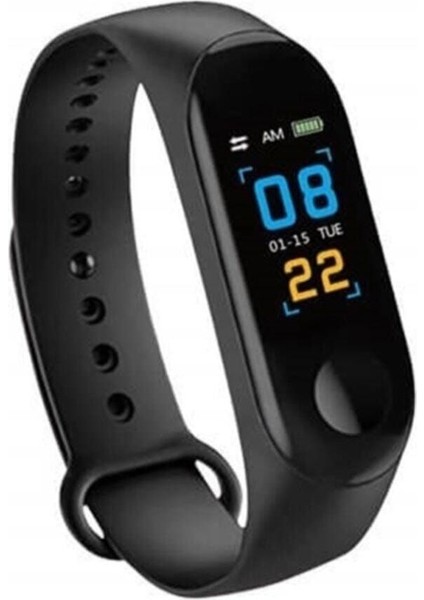 Renkli Ekranlı Çok Fonksiyonlu Akıllı Bileklik, Adım ve Nabız Takibi, Android ve Ios Uyumlu