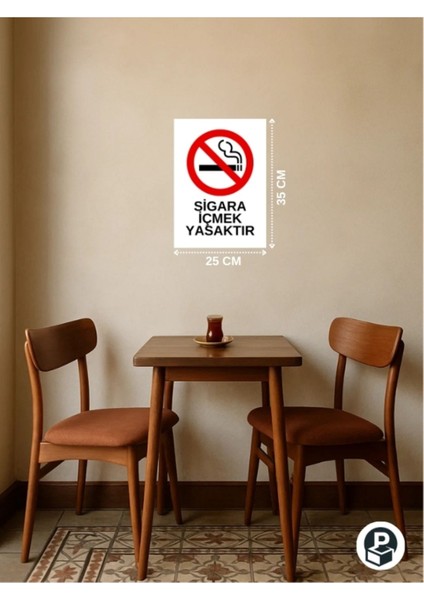 Sigara Içmek Yasaktır Uyarı Levhası (25X25 - Dekota Foam - Dijital Baskı) fiyatları