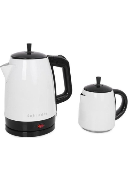 Ş-5832 Elektrikli Çay Seti Beyaz, Şık ve Modern Çay Keyfi Için Ideal modelleri