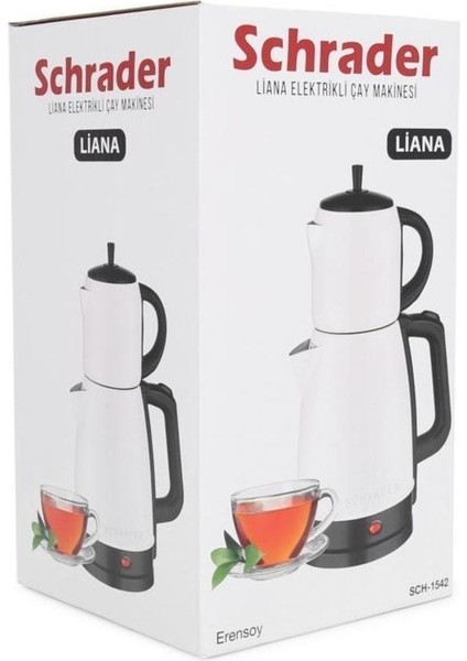 Ş-5832 Elektrikli Çay Seti Beyaz, Şık ve Modern Çay Keyfi Için Ideal fırsatları