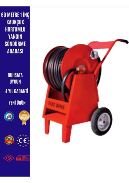 60 Metre Yangın Hortum Arabası