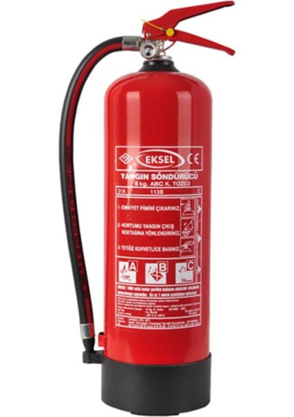 Yangın Tüpü 6kg Abc Tip