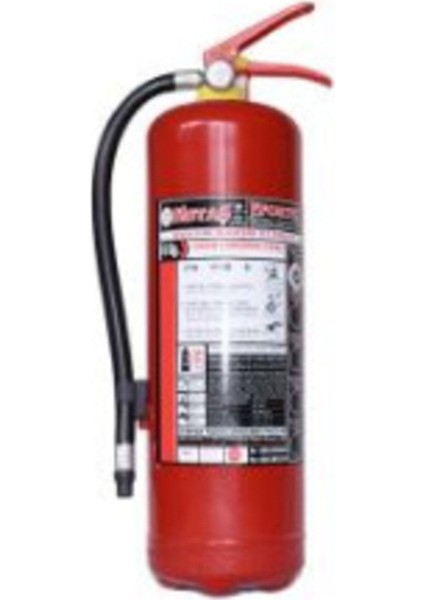 6 kg Köpüklü Yangın Tüpü (Yön Gösterir Levha Askı Aparatı Hediye)