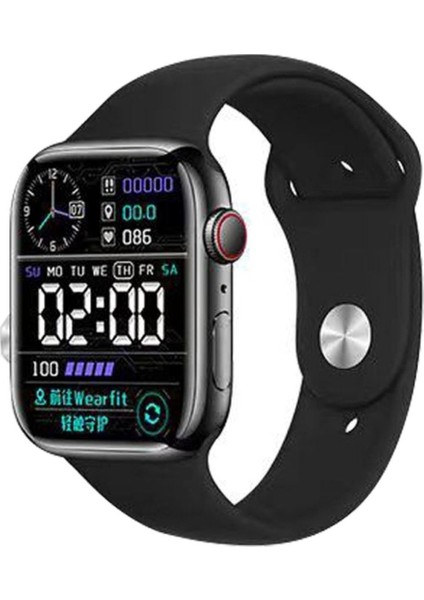 Şık Siyah Akıllı Saat - Gelişmiş Özellikler ile Stilinize Uyum Sağlar