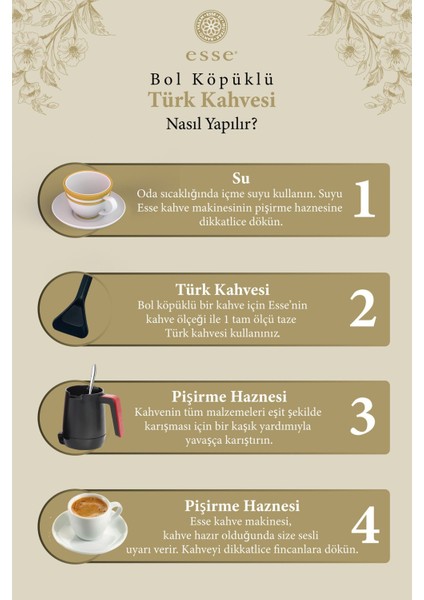 Közde Bol Köpüklü Türk Kahvesi Makinesi, 4 Fincan Kapasiteli, Kırmızı Renkli fırsatları