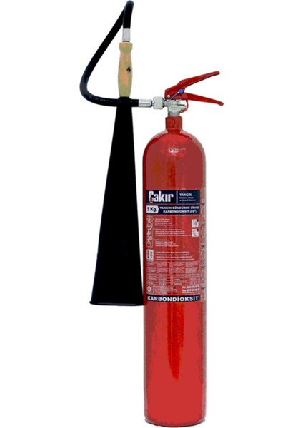 Yangın Tüpü 5 kg Karbondioksitli Co2 Çakır