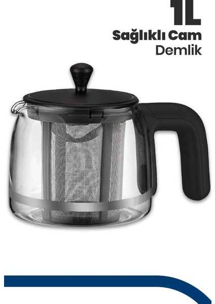 2200W Paslanmaz Çelik Çay ve Su Isıtıcı Cam Demlikli Sarı modelleri
