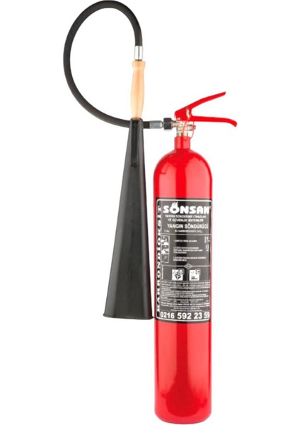 5 kg Karbondioksit (Co₂) Gazlı Yangın Söndürme Cihazı