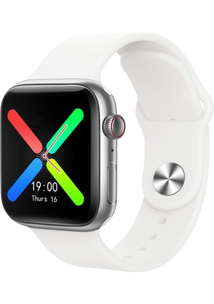 Beyaz Renkli Çift Tuş Akıllı Saat, Ios ve Android ile Arama ve Sensör Özelliği