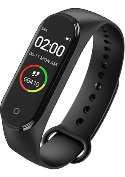 Siyah Akıllı Bileklik ve Saat Çok Fonksiyonlu Sağlık Takip Aleti