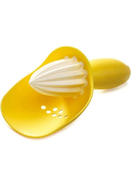 li Sıçrama Korumalı ve Çekirdek Tutuculu Limon Sıkacağı Sarı/beyaz