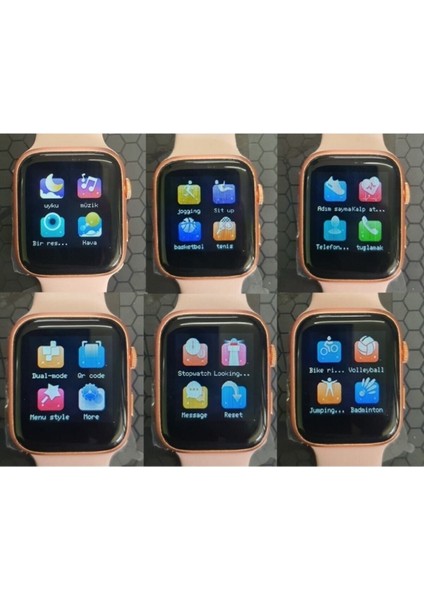 Şık Beyaz Akıllı Saat Nabız Ölçer ve Adım Sayar ile Mesaj Bildirimi fırsatları