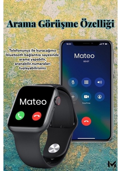 Dijital Akıllı Saat L800, Çok Renkli, Dokunmatik, Bluetooth, Yan Ekran, Çok Özellikli modelleri