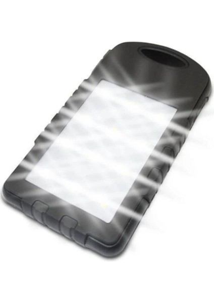 Güneş Enerjili 10000MAH Power Bank ve 12 LED Işık ile Çok Renkli Kullanım modelleri