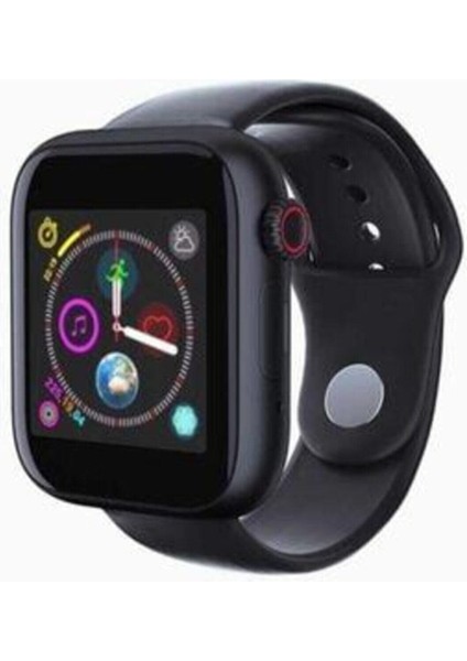 Siyah Z6 Akıllı Saat Kameralı, Konuşma, Sim Kartlı, Bluetooth, Garantili