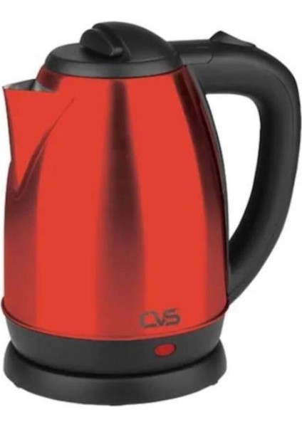 Kırmızı Çelik Su Isıtıcı, Şık ve Dayanıklı Elektrikli Kettle