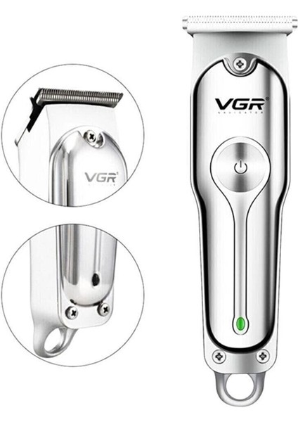 Mini Şarjlı Metal Saç Sakal Tıraş Makinesi Gri fırsatları