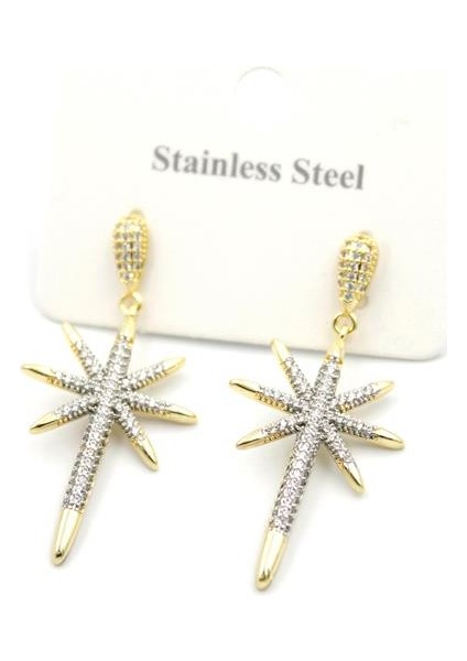 Kutup Yıldızı Küpe - Altın