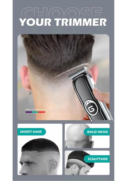 Beyaz Çok Fonksiyonlu Tıraş Makinesi Sakal ve Ense Temizliği fırsatları