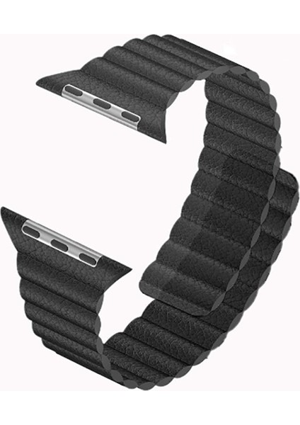 42 mm Deri Siyah Saat Kayışı, Şık ve Rahat Kullanım Için Ideal modelleri