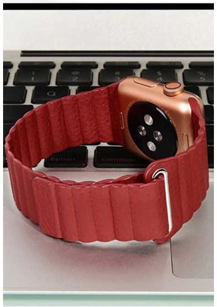 Koyu Yeşil Deri Saat Kayışı 44 Mm, Şık ve Rahat Tasarım modelleri