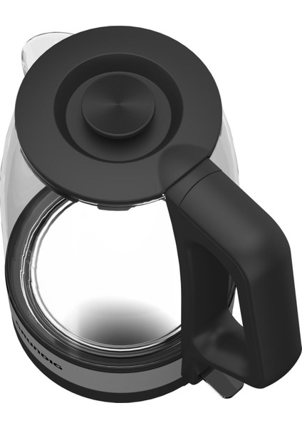 Şeffaf Cam Kettle, 1.7 L, 2200 W, Gri Renk, Şık ve Kullanışlı Tasarım fiyatları