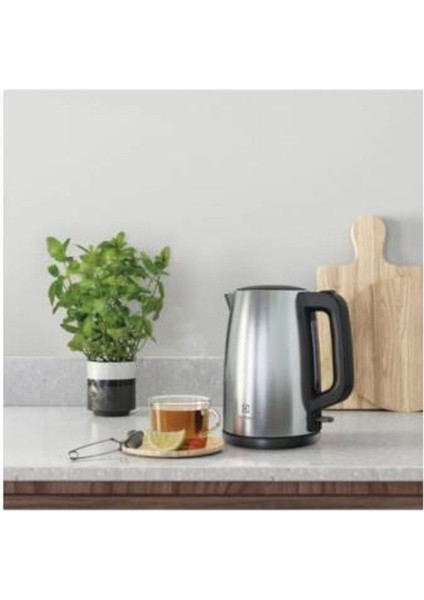 Paslanmaz Çelik Elektrikli Kettle, 1850 W, 1.7 Lt, Şık Gri Renk
