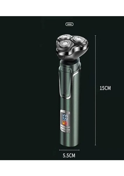 Haki li Dijital Ekranlı Çok Başlıklı Islak ve Kuru Tıraş Makinesi indirimleri
