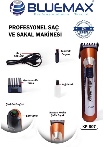 Ayarlanabilir Taraklı Çok Fonksiyonlu Erkek Tıraş Makinesi Turuncu fiyatları