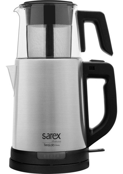 Şeffaf Cam Çay Makinesi, Inox Gövde, Pratik ve Şık Tasarım