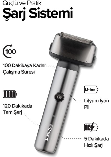 Gri Erkek Bakım Kiti 3'ü 1 Arada Temizlik ve Bakım Seti modelleri