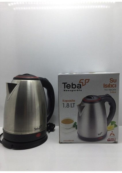 Paslanmaz Çelik Su Isıtıcı, 1.8 L, Kırmızı, 1500W fiyatları