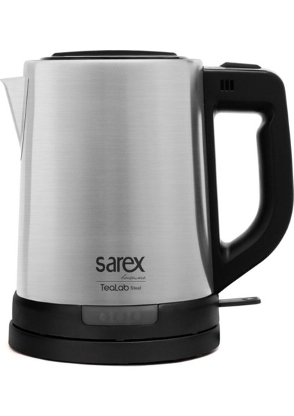 Gri Çelik Çay Makinesi 1,8l 1800W, Şık ve Pratik Çay Hazırlama Cihazı