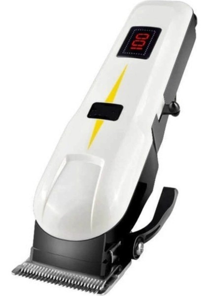 Dijital Profesyonel Saç ve Sakal Tıraş Makinesi Beyaz HK-700 fiyatları