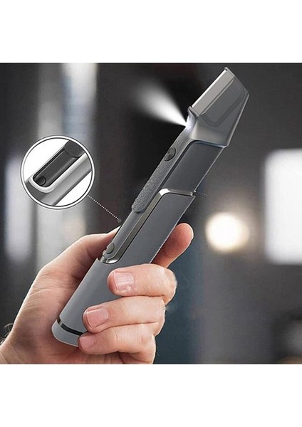 Siyah Çok Amaçlı Tüy Alma ve Tıraş Makinesi Kolay Kullanım