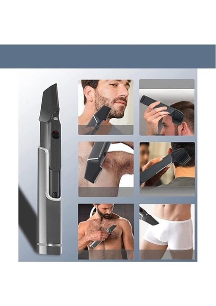 Siyah Çok Amaçlı Tüy Alma ve Tıraş Makinesi Kolay Kullanım fiyatları