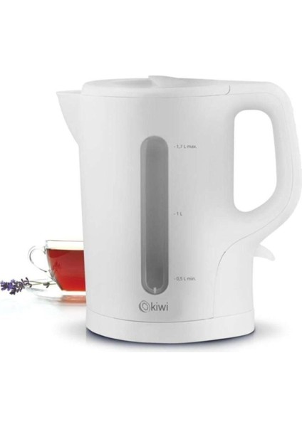 Beyaz 1,7 L Su Isıtıcı Kettle KK-3304, Şık ve Kullanışlı Elektrikli Su Isıtıcısı