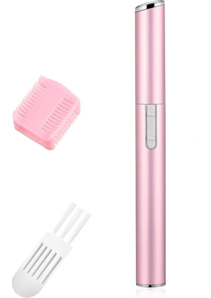 Pilli Kadın Yüz ve Kaş Tüy Alma Şekillendirme Makinesi Pembe modelleri