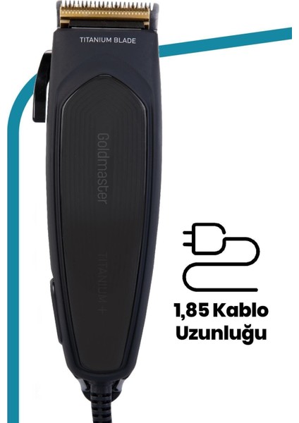 Sessiz Paslanmaz Çelik Ultra Keskin Saç ve Sakal Kesme Makinesi Beyaz