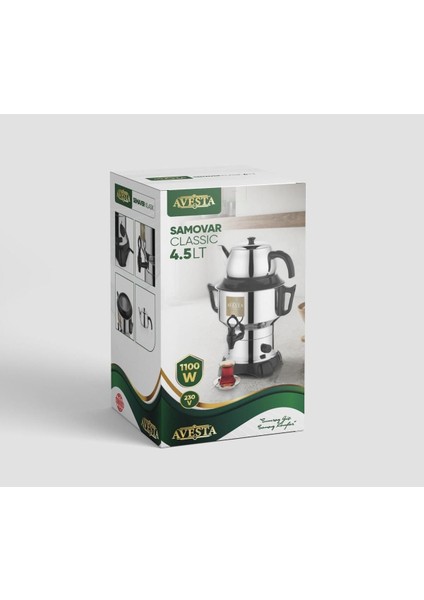 4.5l Elektrikli Ev Tipi Şık Semaver, Kullanışlı ve Modern Tasarım. fiyatları