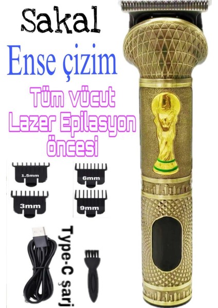 Tüm Vücut Profesyonel Tıraş Makinesi Sakal Ense ve Vücut Kesimi Lazer Öncesi fırsatları