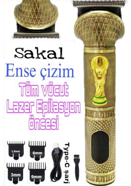 Tüm Vücut Profesyonel Tıraş Makinesi Sakal Ense ve Vücut Kesimi Lazer Öncesi indirimleri