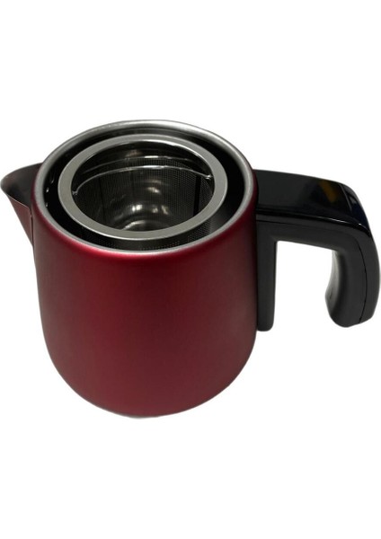 Kırmızı 1850W Paslanmaz Çelik Çay ve Su Isıtıcı, Şık ve Pratik Tasarım modelleri