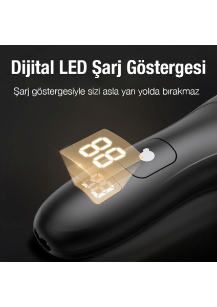 Su Geçirmez Seramik Başlıklı Traş Makinesi Uzun Şarj Süresiyle Kullanıma Hazır fiyatları