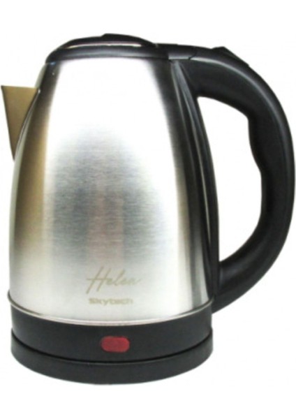 Gri Çelik Kettle, Şık ve Dayanıklı Elektrikli Su Isıtıcı