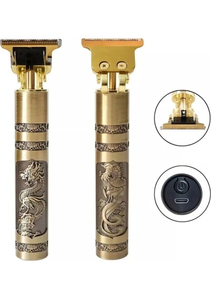 Altın li Şarjlı Çok Fonksiyonlu Saç Sakal Kesme Makinesi modelleri