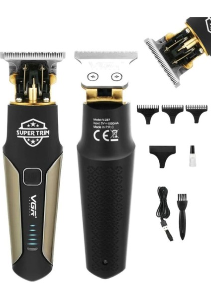 Siyah Profesyonel Çok Fonksiyonlu Erkek Bakım Seti Saç Sakal Vücut Tıraş Makinesi fırsatları