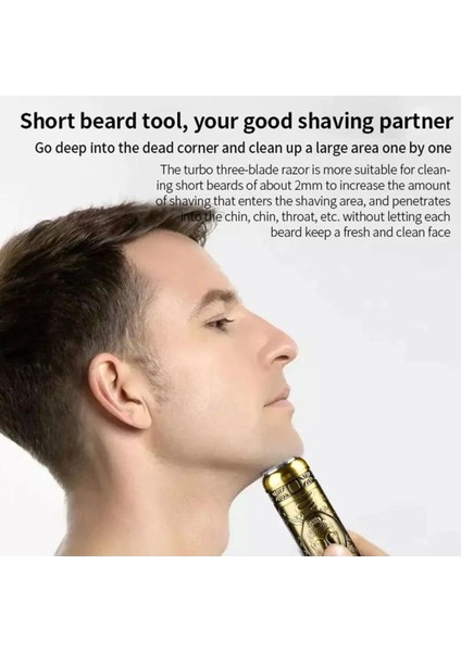 USB Şarjlı Çelik 2'li Saç ve Sakal Düzenleyici Set modelleri